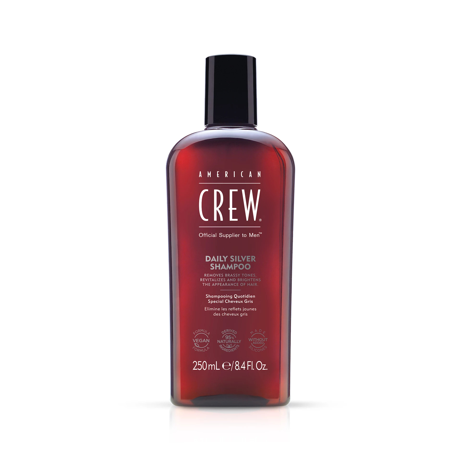 Ezüst sampon mindennapos használatra, hajra és testre 250 ml - American Crew