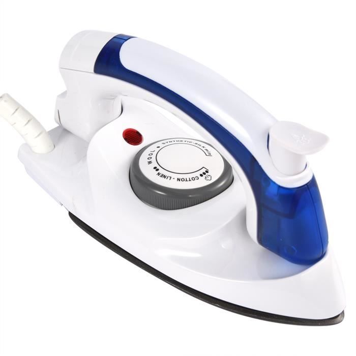 Fer à repasser vapeur de voyage - HB057 - pliable et portable - semelle antiadhésive