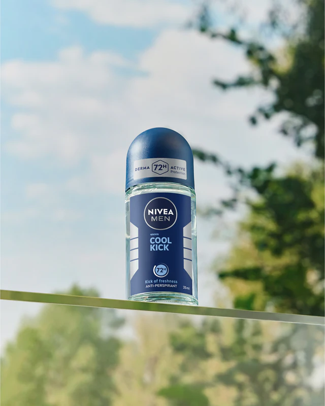 Desodorante antitranspirante roll-on NIVEA MEN Cool Kick para homens