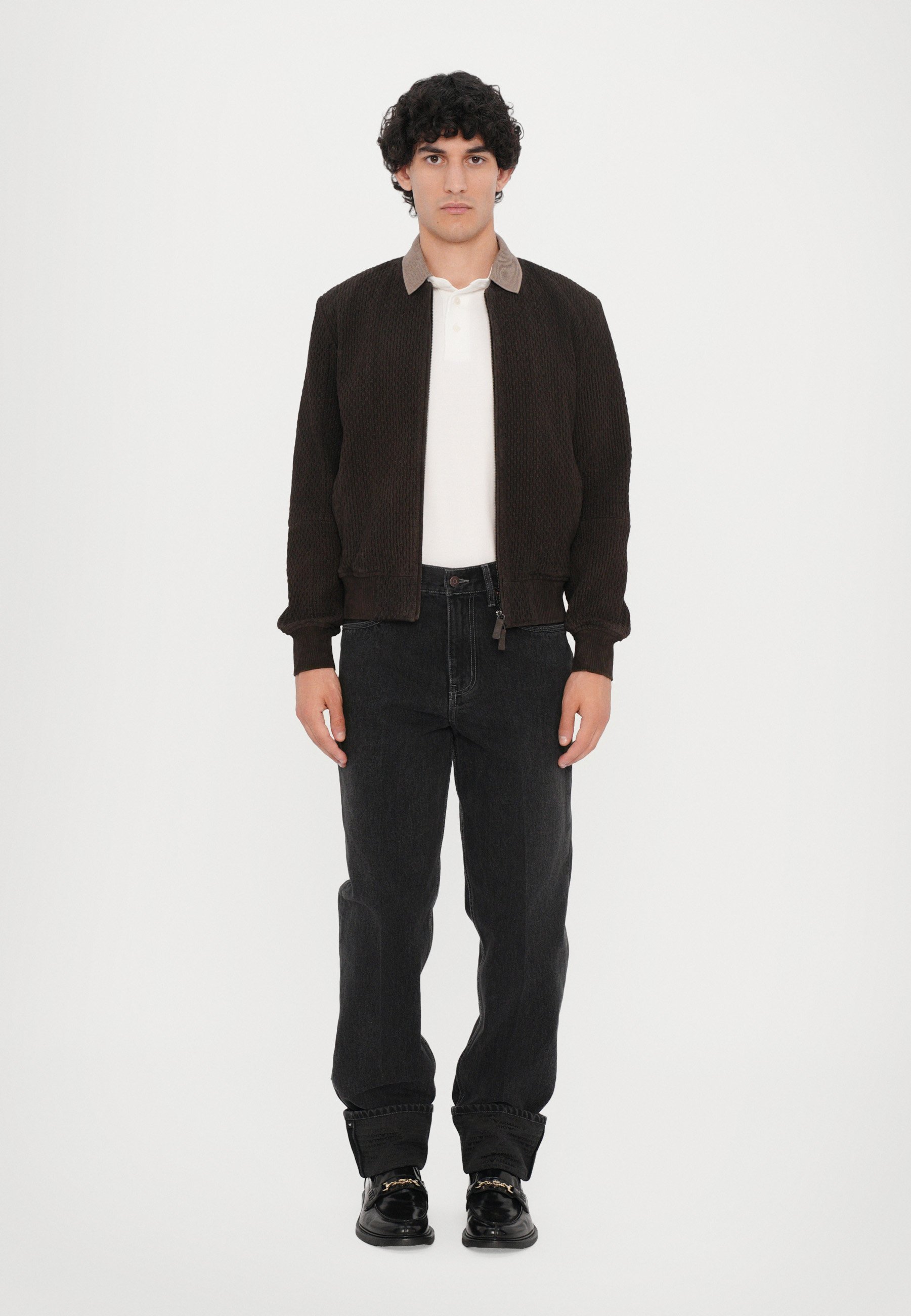 Emporio Armani BLOUSONJACKET - Bomberjack - meteoriet