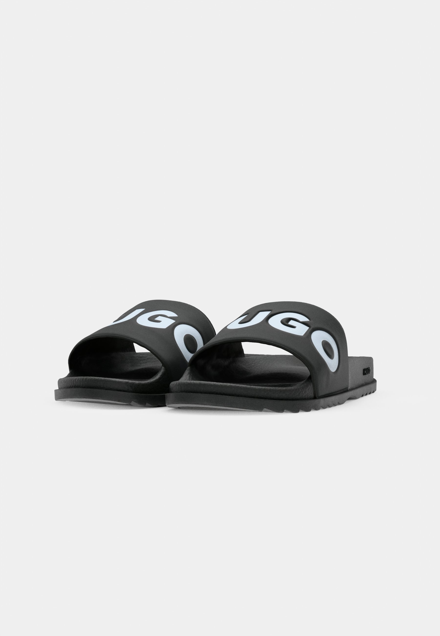 HUGO MATCH IT UNISEX - Badslippers - zwart