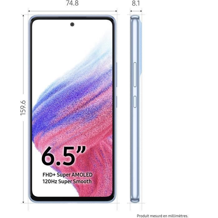 SAMSUNG Galaxy A53 128GB 5G AZUL CLARO
