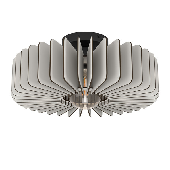 Plafondlamp met wiel, incl. 1x E27 fitting.