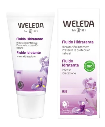 WELEDA Feuchtigkeitsspendendes Gesichtsfluid mit Iris 30 ml