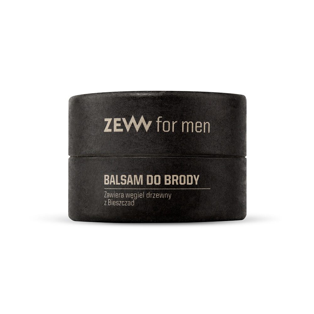 Balsamo per barba Zew For Men con carbone attivo