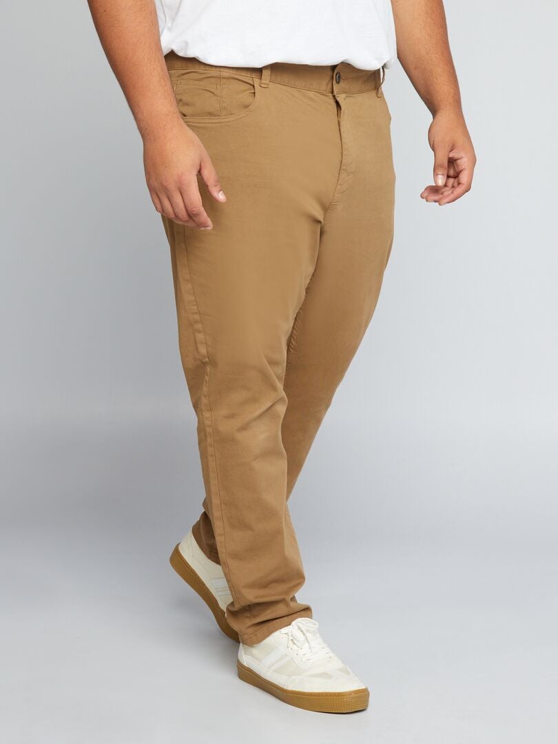 Calças Slim Fit L30 - MARROM
