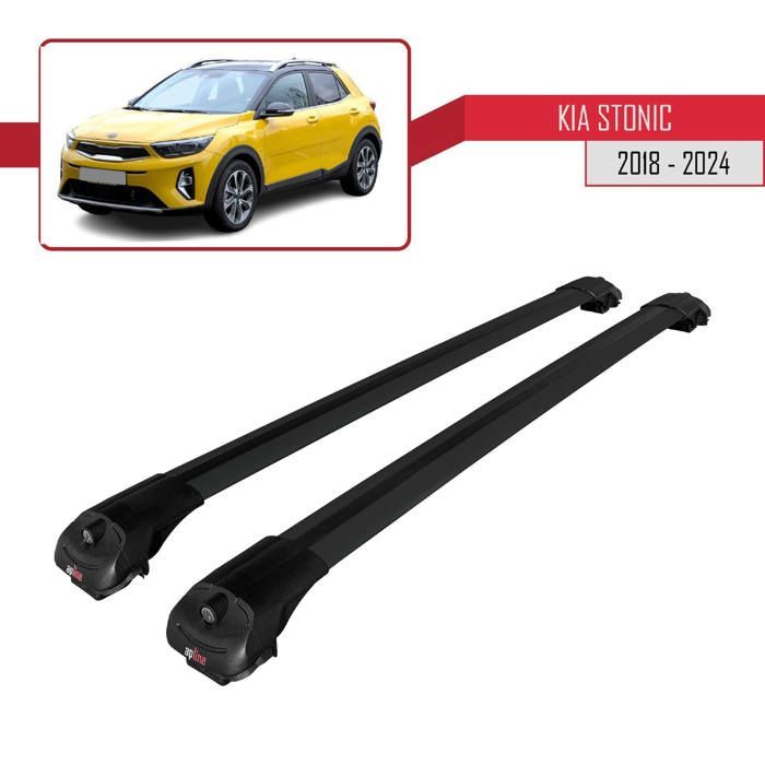 For Kia Stonic 2020-2024 ACE-1 Roof Bars Car Railing Luggage Rack / Black