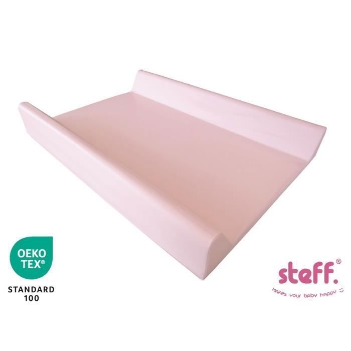 Stefano fashion - Fasciatoio con bordi rialzati 70x50 cm - Rosa - con etichetta di qualità OEKO-TEX Standard 100