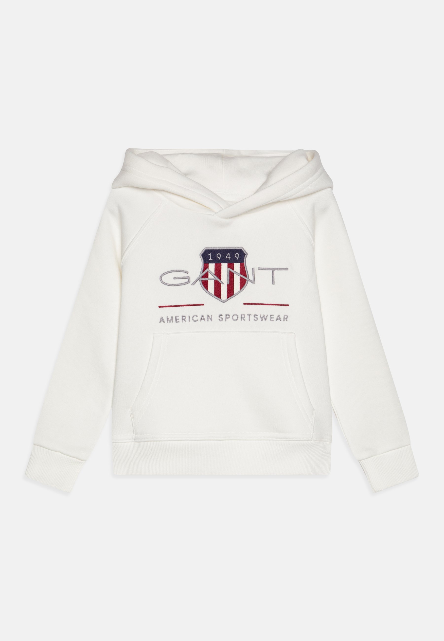 GANT ARCHIVE SHIELD RAGLAN HOODIE UNISEX - Felpa con cappuccio - color guscio d'uovo