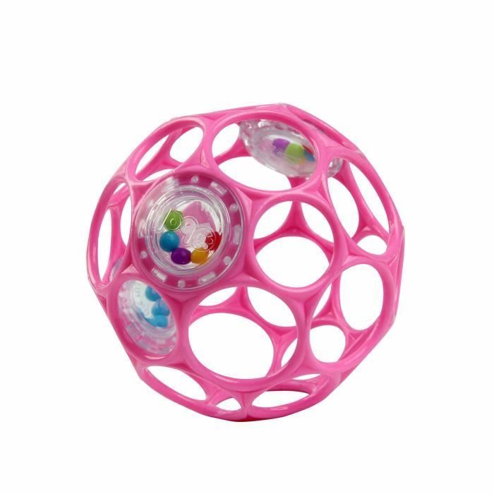 Chocalho OBALL, brinquedo para desenvolvimento da coordenação motora fina e aprendizado precoce.