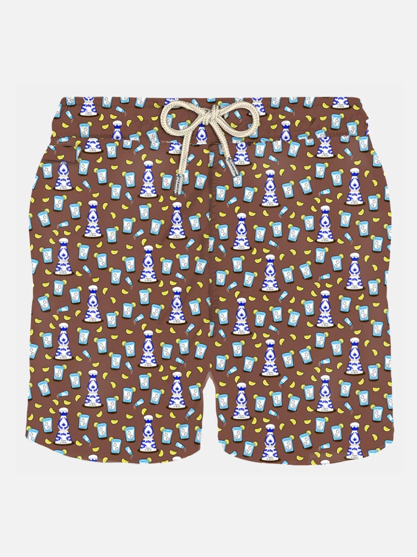 Leichte Badehose für Herren mit Tequila-Print