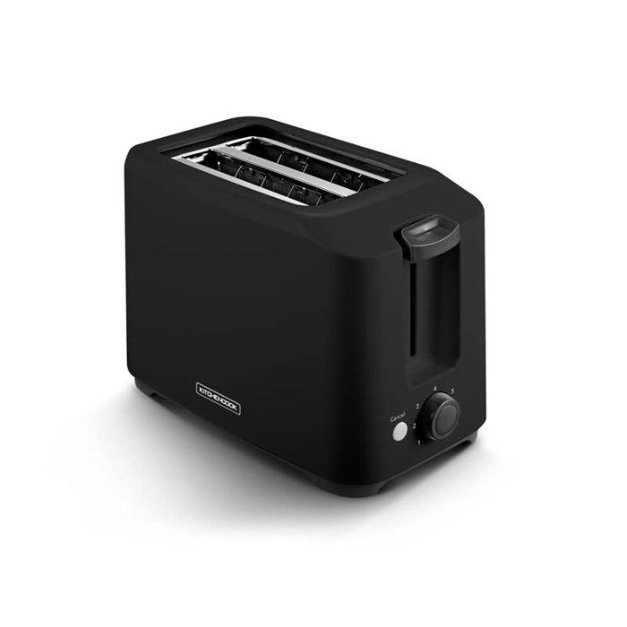 Torradeira de 2 fatias com gaveta de migalhas da Toasteo Kitchencook