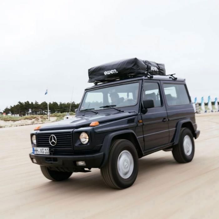 OWEN Daktent - 2-3 personen - Ladder, Anticondensatiematras, PVC-zeil - 3500 mm waterdichtheid - SUV, 4x4, bestelwagens