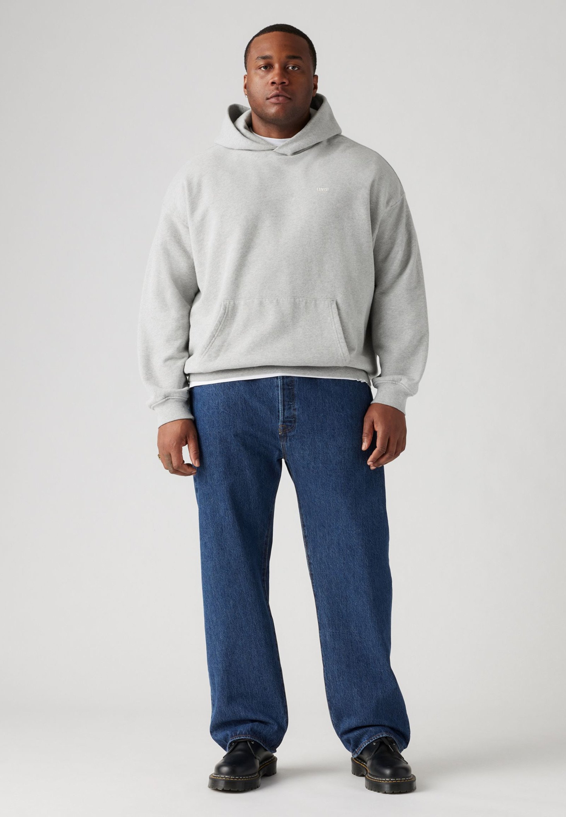 Levi's® Plus 501® LEVI'S®ORIGINAL - Rechte jeans - donkere stonewash