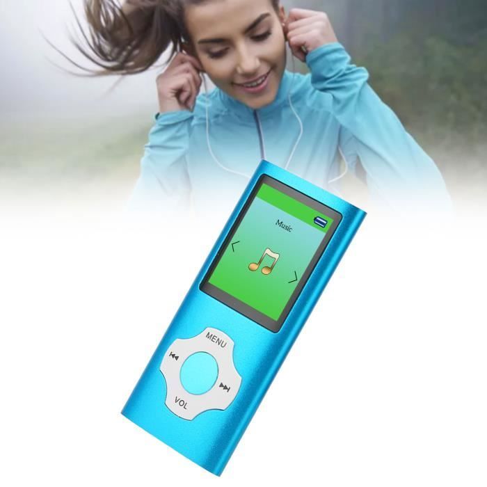 Leitor de MP3 - SONEW - Tela LCD de 1,8 polegadas - 64 GB - Gravação de FM - Som sem perdas