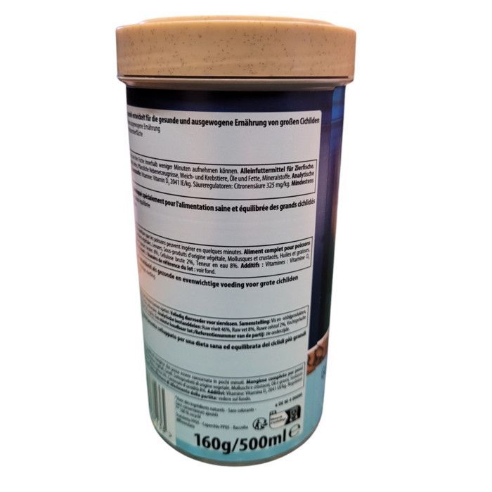 Granules pour Cichlidés - Tetra - Cichlides Sticks - Aliment complet - 500 ml - Pour poissons adultes