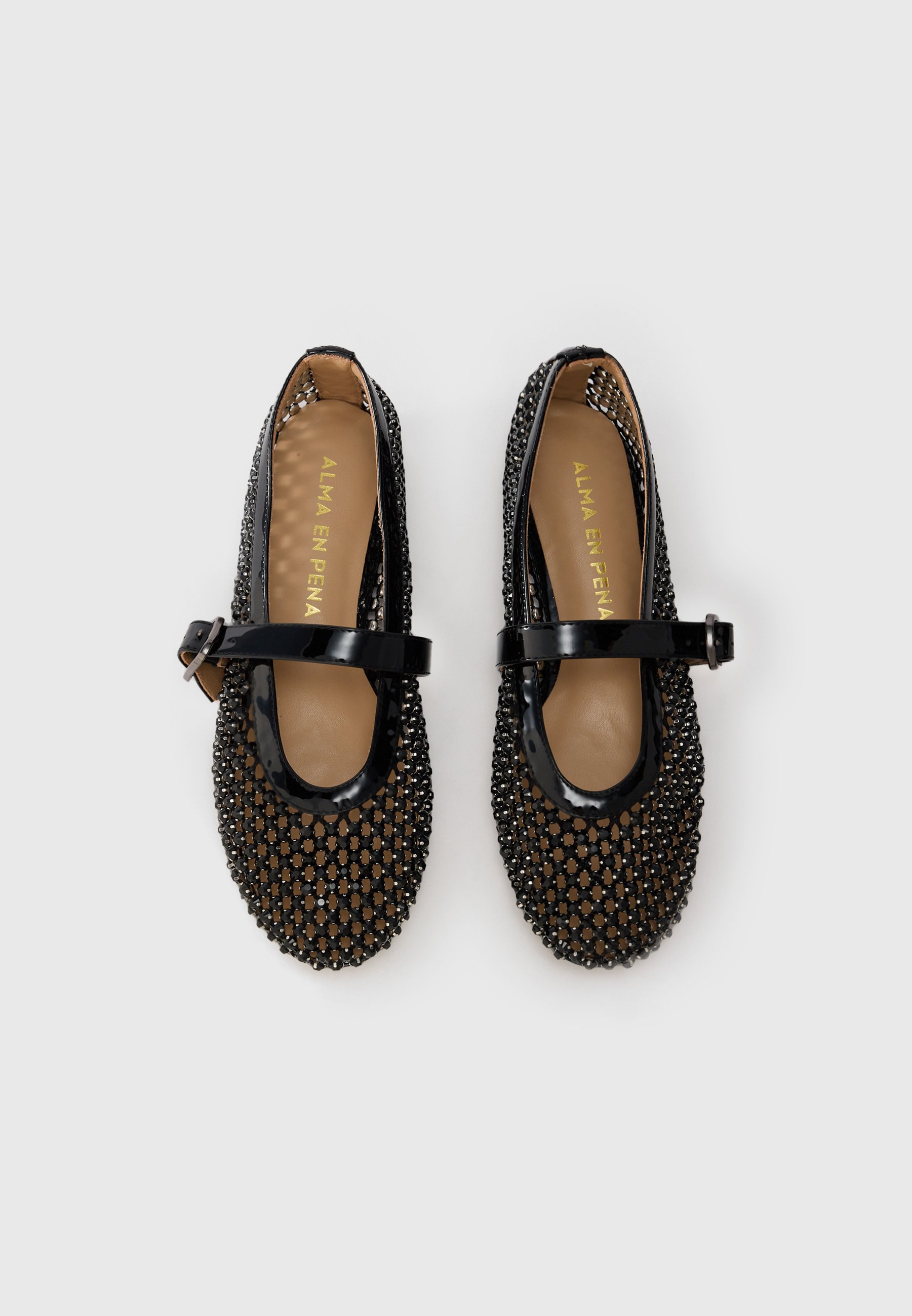 Alma en Pena Ballerinas – Spiegelschwarz