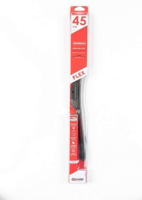Balai D'essuie Glace Start Balai D'essuie-glace Courbé Universel pour Voiture, 45 Cm
