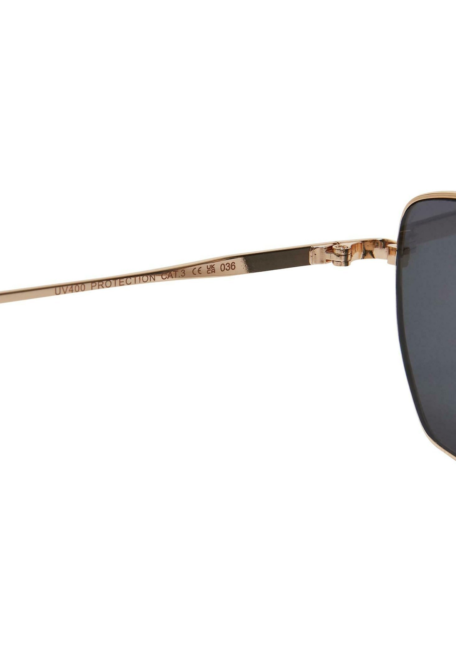 Urban Classics zonnebril - zwart goud