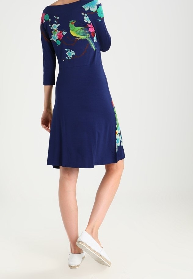Vestido Desigual Jersey - azul