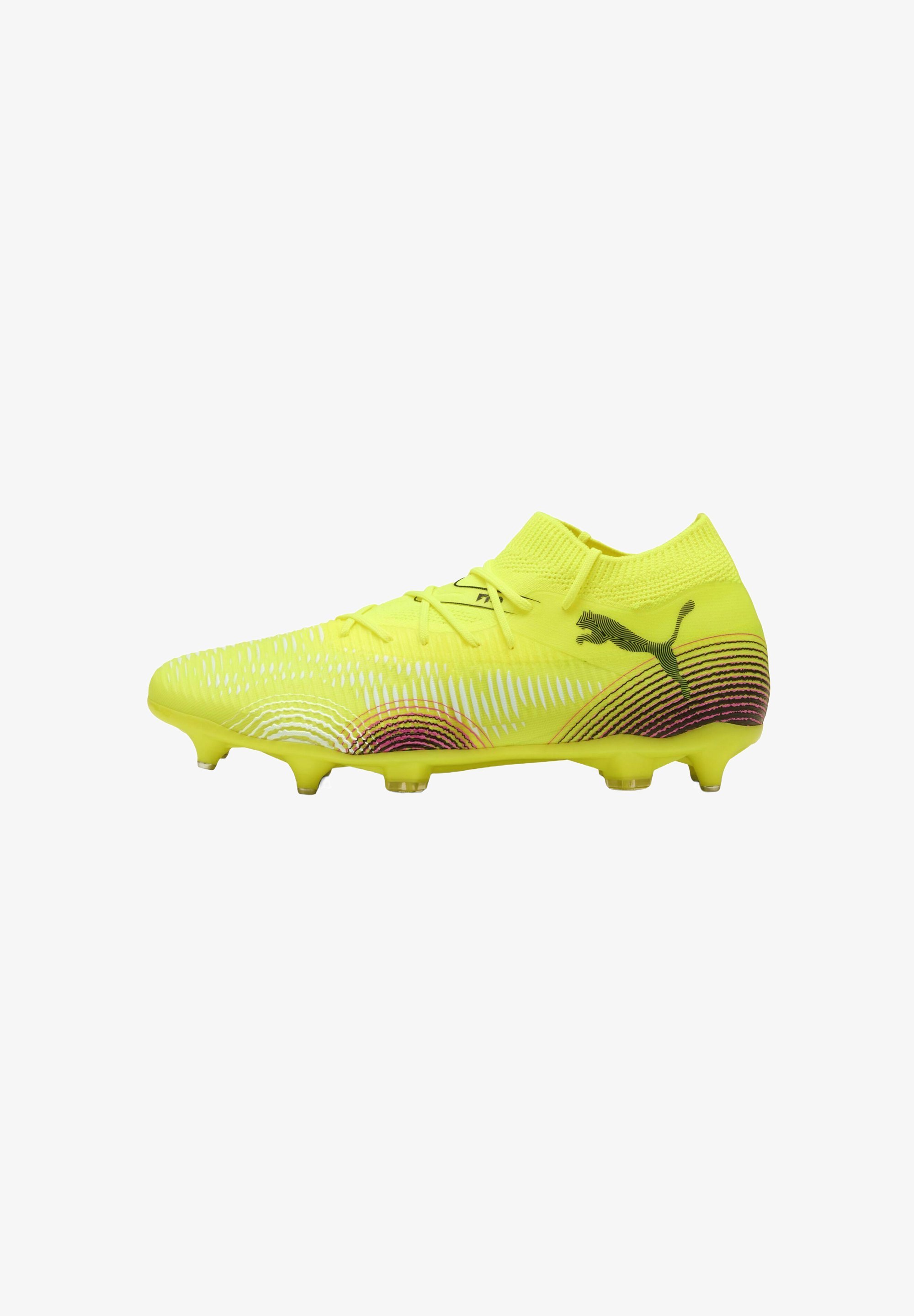 Puma FUTURE MATCH - Voetbalschoenen voor zachte ondergrond - geel, waarschuwingslicht, zwart, zonovergoten