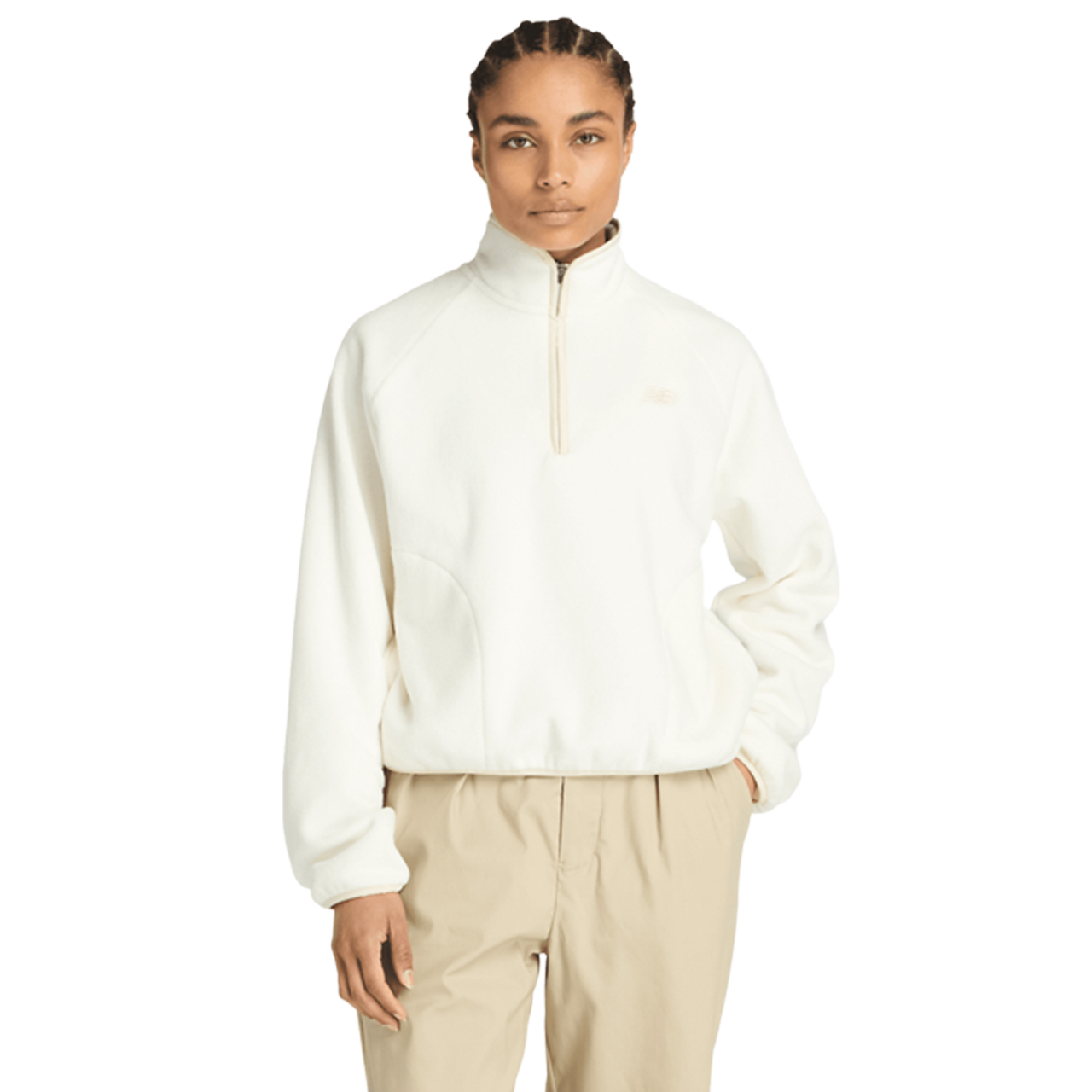 New Balance Sport Polar Fleece Halv Lynlås