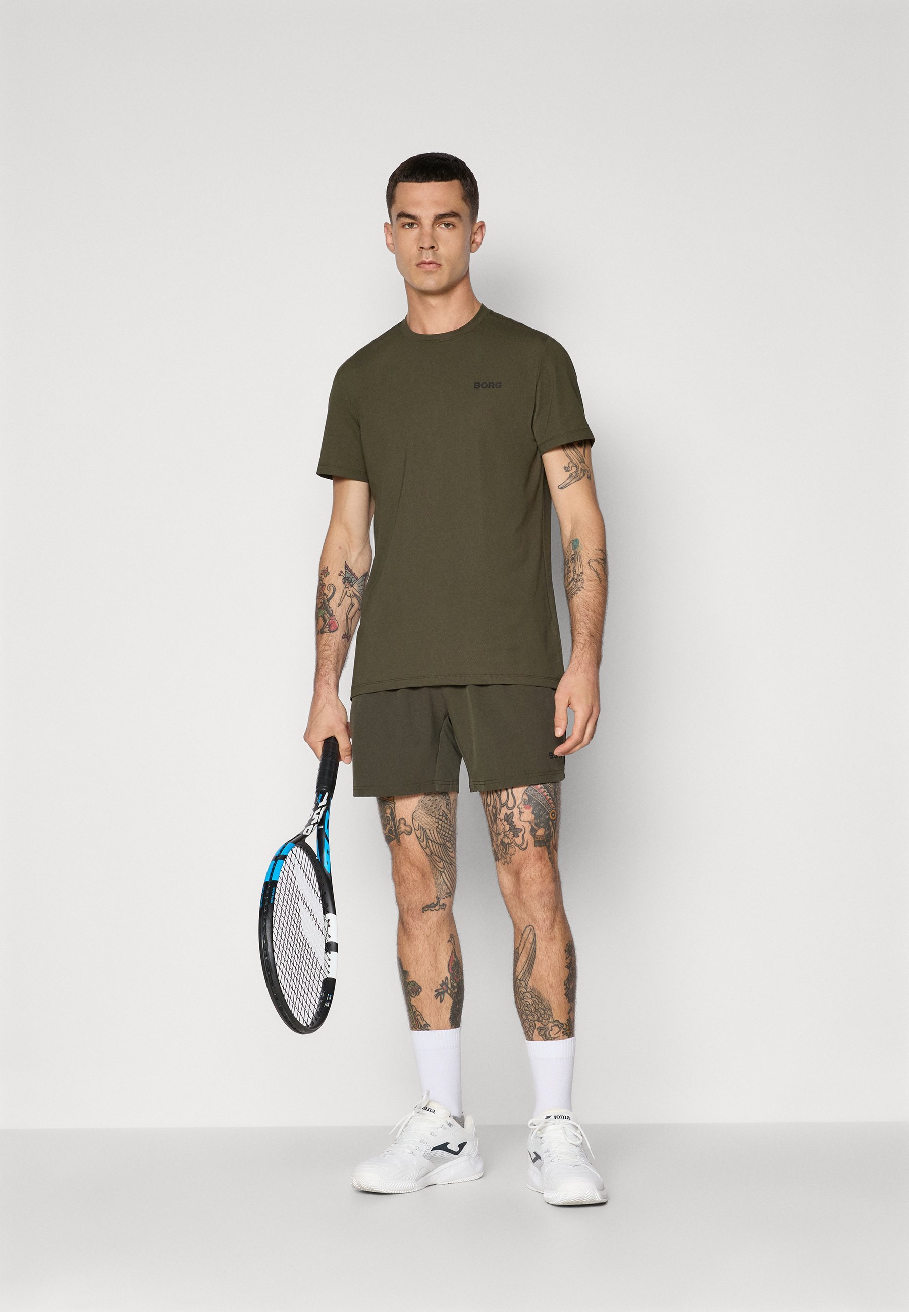 Björn Borg ESSENTIËLE ACTIEVE TRAINING - Basic T-shirt - bosnacht