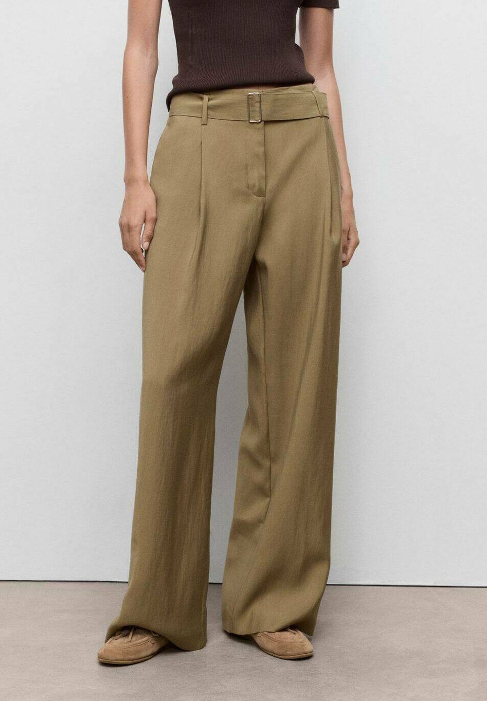 Pantalon Mango - olive