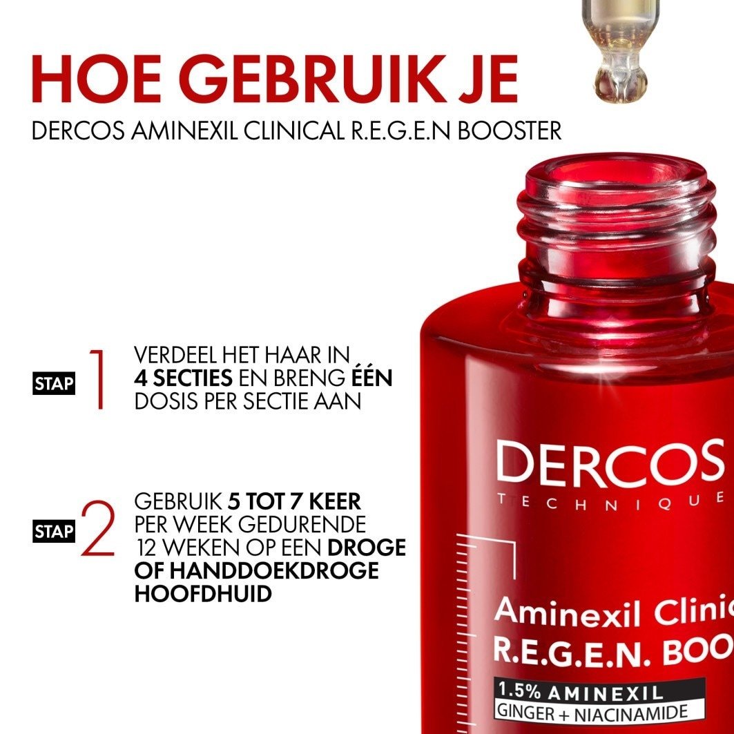 Vichyjev serum za lase Dercos Aminexil Clinical REGEN Booster - 90 ml