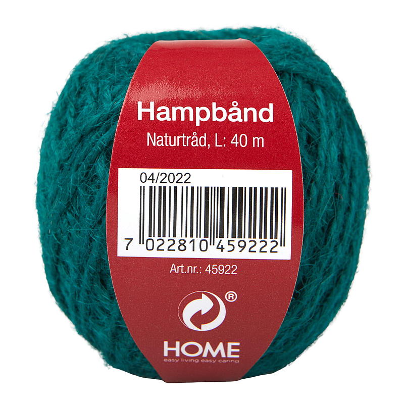 Hjemmebånd hamp 40 m natur
