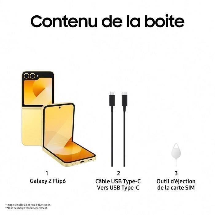 Samsung Galaxy Z Flip6 Smartphone 256 Go Jaune
