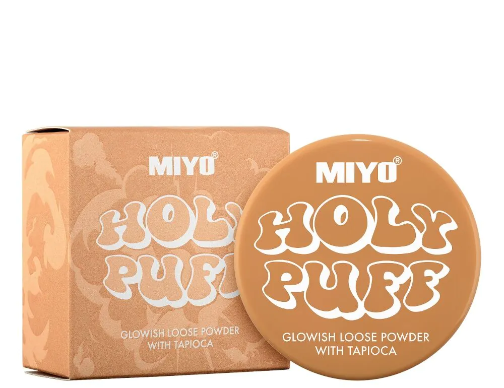 Miyo Holy Puff Glowish Loose Powder Puder Sypki