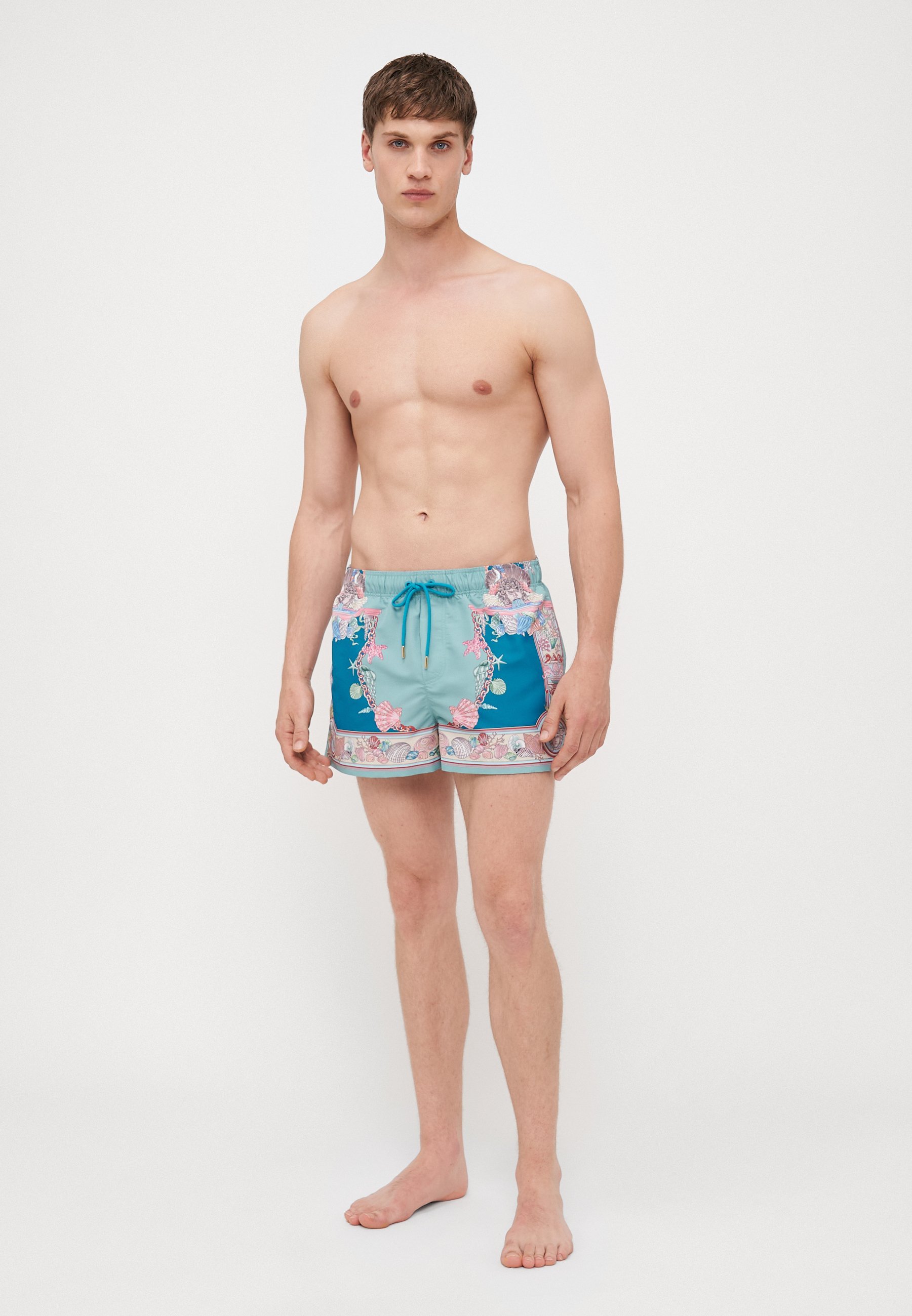 SWIM GOLFO LA VACANZA FOULARD PRINT - Badeshorts - marineblå/mørk marineblåVersace