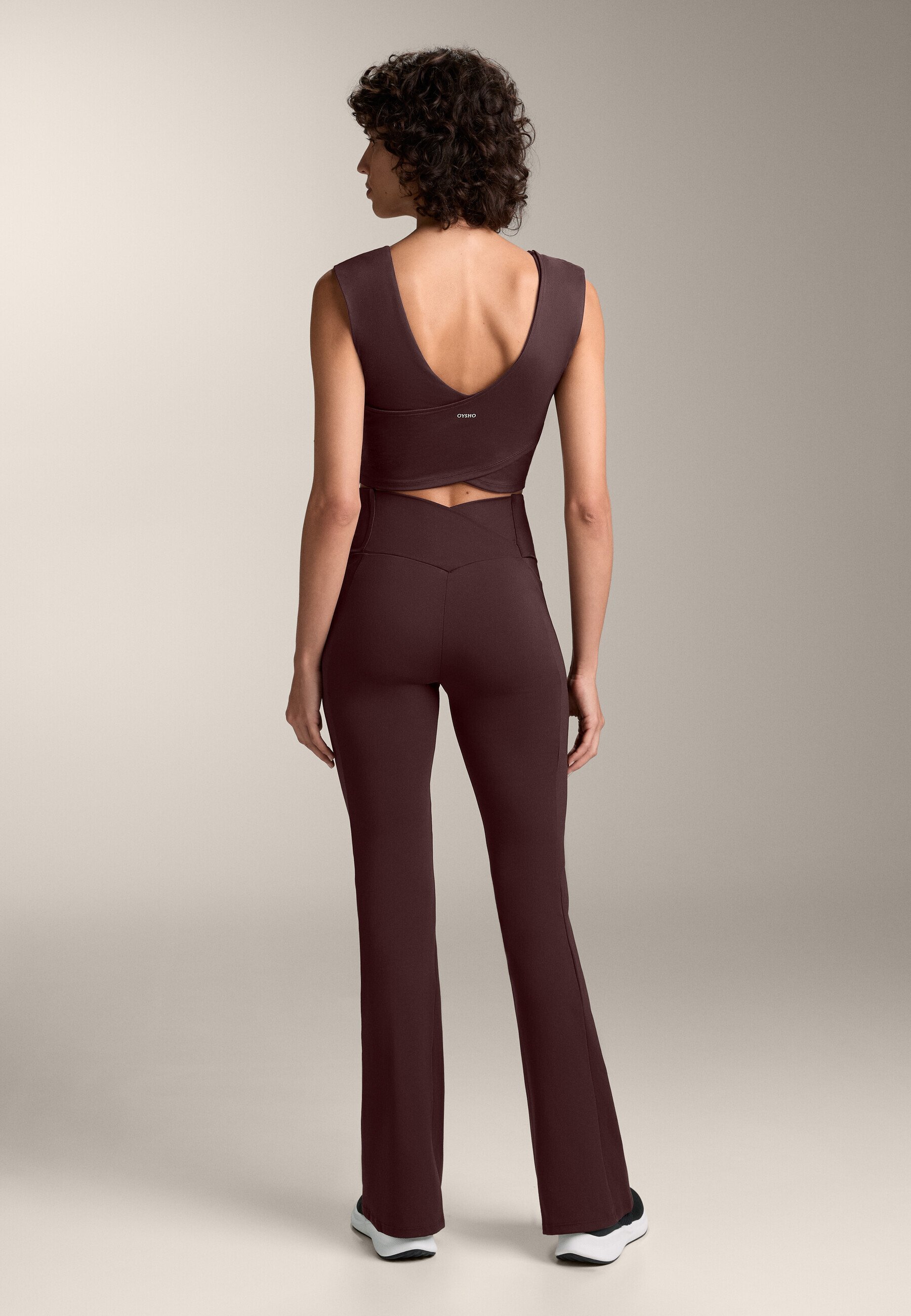 OYSHO COMFORTLUX CROSSOVER - Top - hnedý