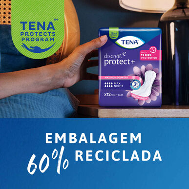 Tena Discreet Maxi Night inkontinensbandasjer 12 enheter