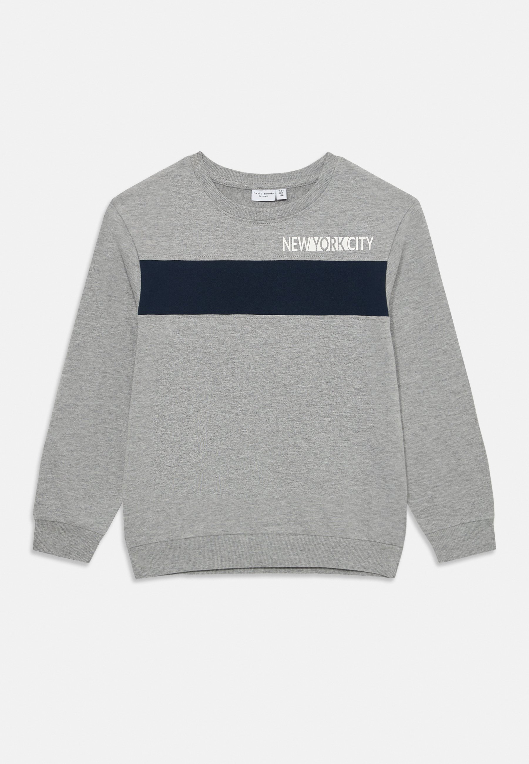 Naam: NKMVANCE - Sweatshirt - grijs