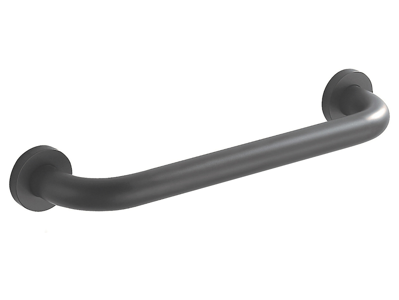Uchwyt łazienkowy prosty 30 cm czarny mat Stella