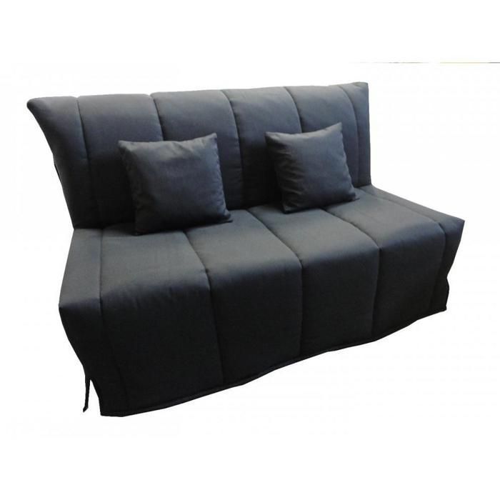 Sofá-cama conversível FLO preto 140*200cm com colchão de conforto BULTEX