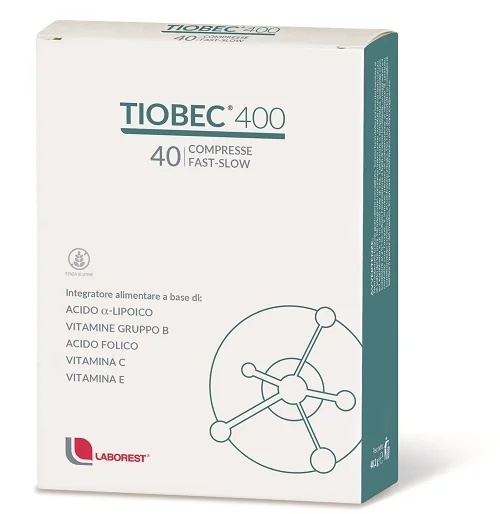 LABOREST Tiobec 400 40 comprimidos Complemento alimenticio para el sistema nervioso