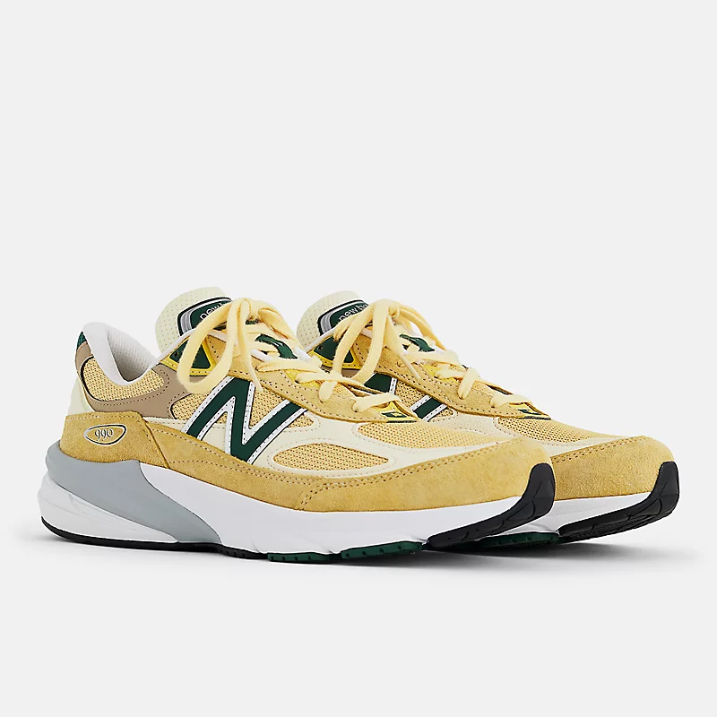 Wyprodukowano w USA 990v6 unisex - Siarka z zielonym