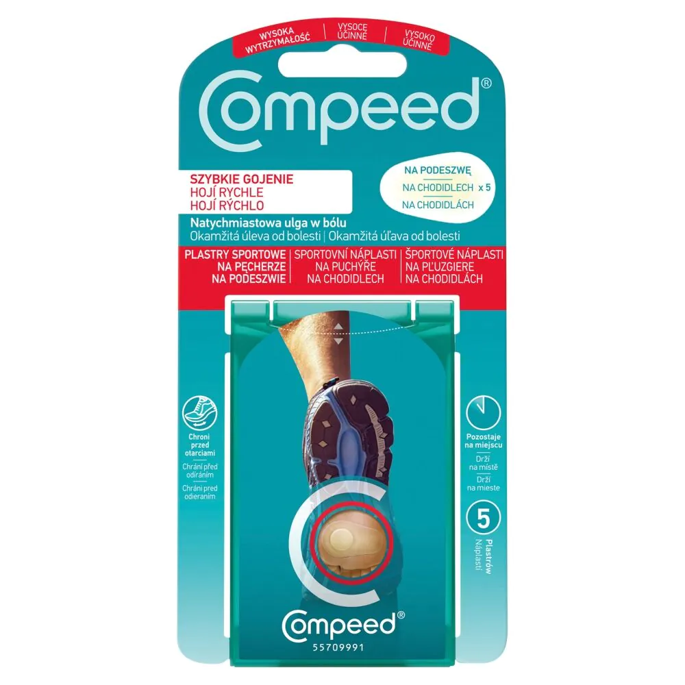 Compeed Plastry sportowe na pęcherze na podeszwie