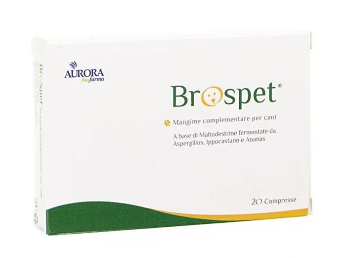 Brospet 20 comprimidos, suplemento para drenagem em cães.