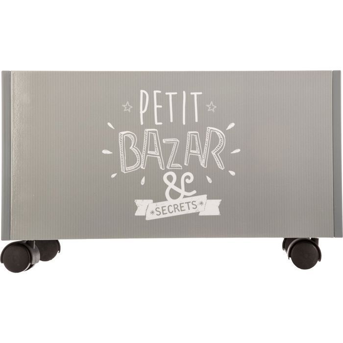 Atmosphera Kids - Kids Rolling Storage Chest - 48 x 28 cm - Grey
