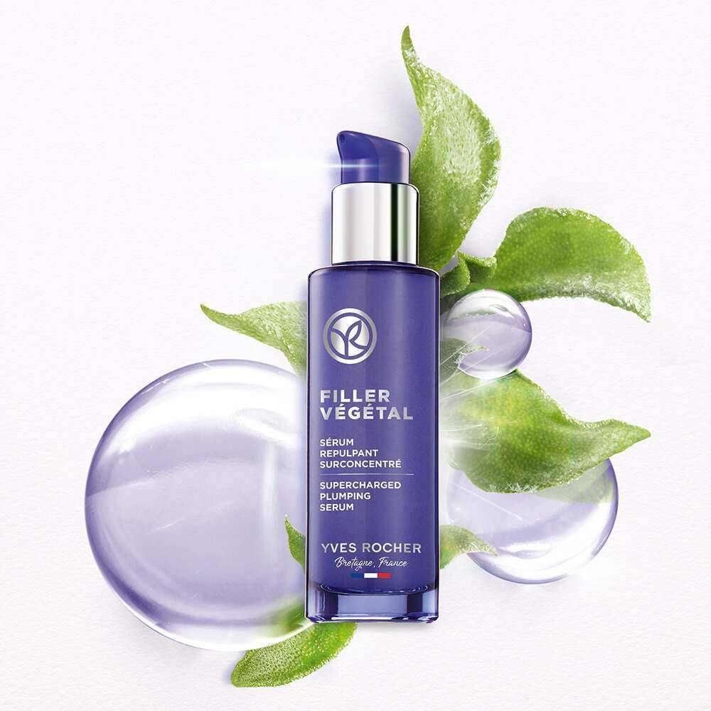 Sterk geconcentreerd serum voor een vollere, opvullende werking.