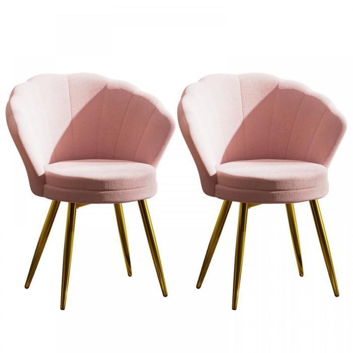 YIPEEMA. 1 PIEZA, SILLA MULTIFUNCIONAL DE TERCIOPELO, SILLA DE COMEDOR, 42X40X80CM, ROSA.