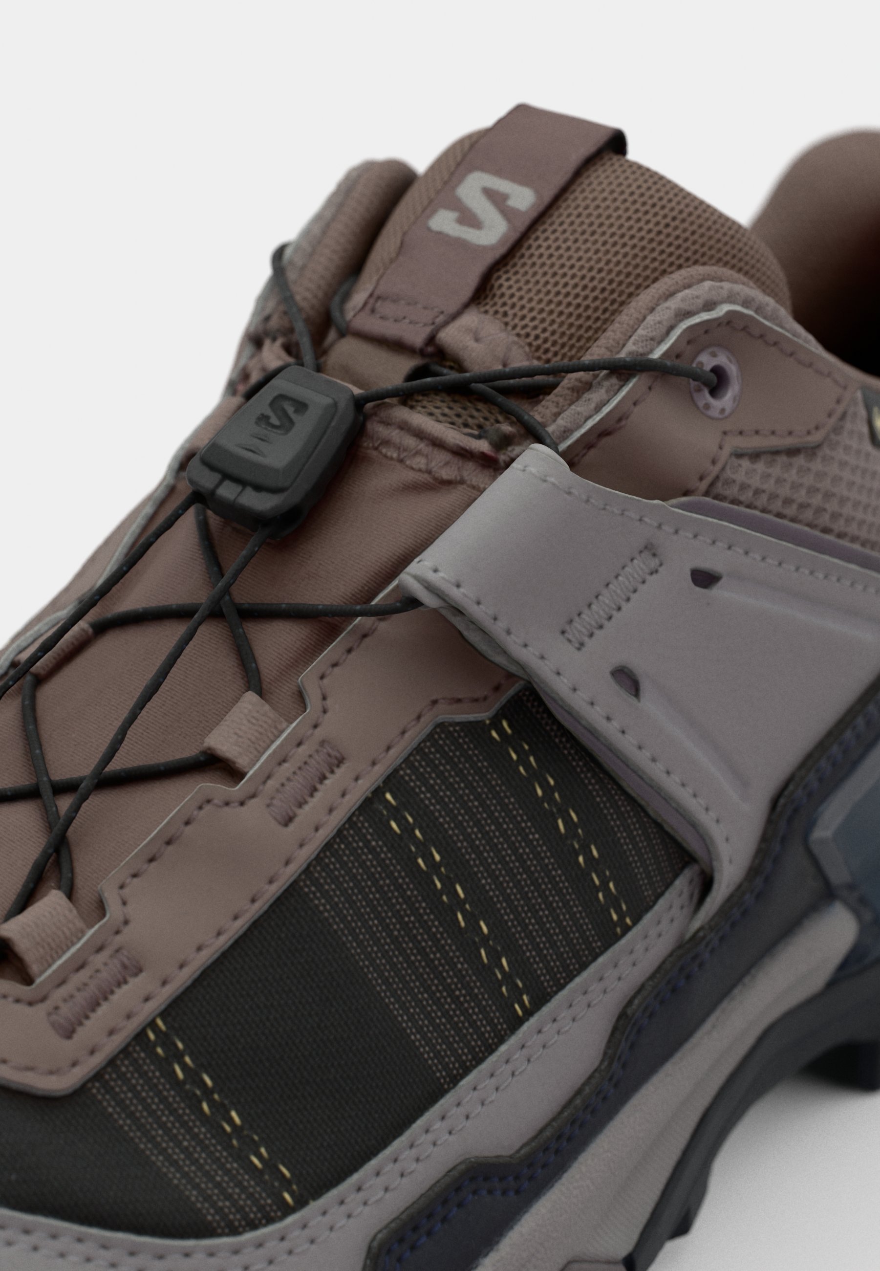 Salomon X ULTRA 5 GTX - Turistické topánky - železná/tmavomodrá/čajová