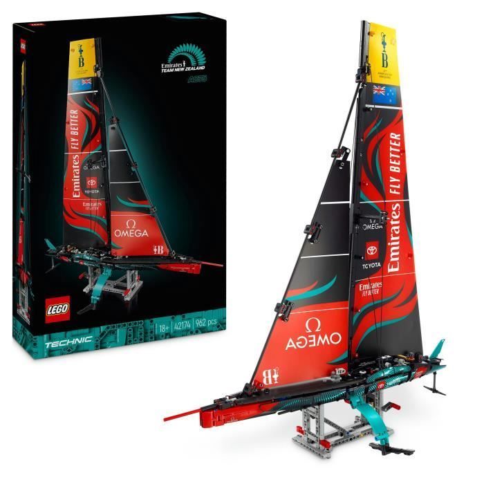 LEGO® Technic 42174 Yacht Emirates Team New Zealand AC75 - Kit di costruzione per adulti