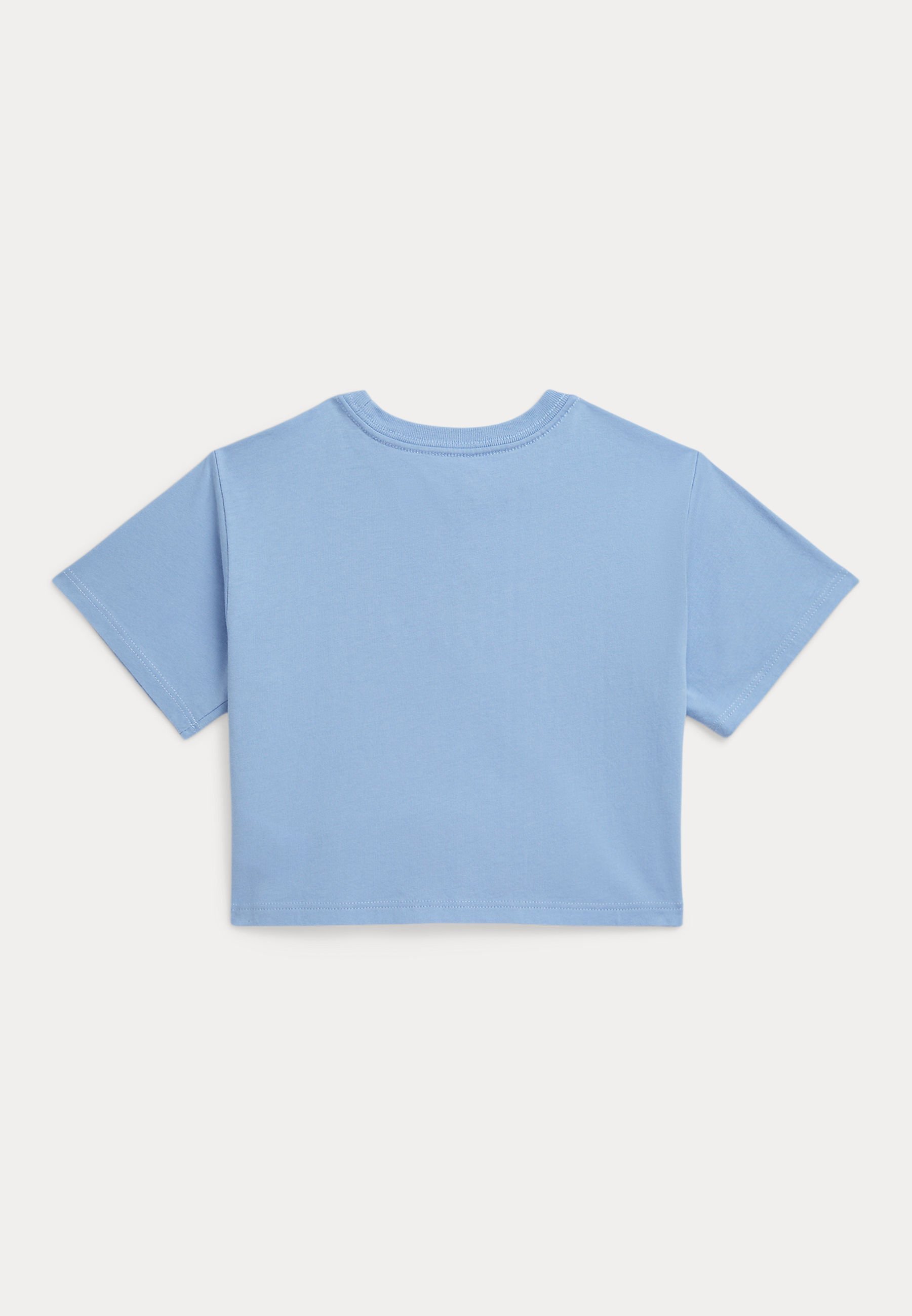 Polo Ralph Lauren BIG PONY COTTON JERSEY BOXY T-shirt - T-shirt met print - chambrayblauw
