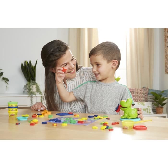Rana colorata Play-Doh, pasta modellabile, giocattolo creativo per bambini dai 3 anni in su