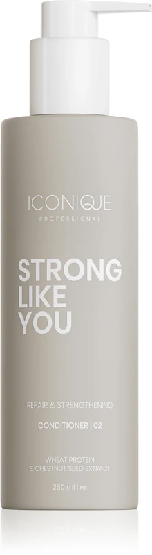 ICONIQUE Professional STRONG LIKE YOU atjaunojošs un stiprinošs kondicionieris bojātiem matiem